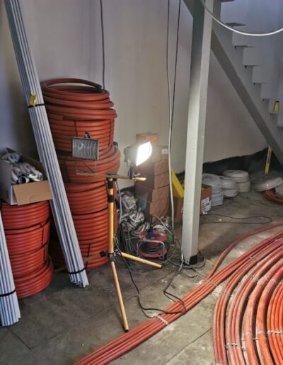 Fővezetékek telepítése